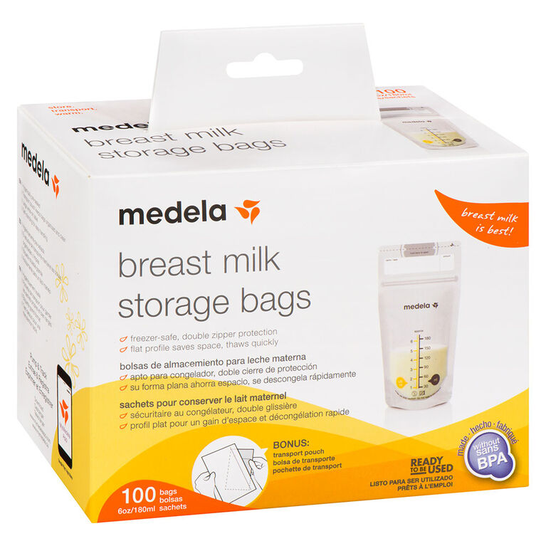 Medela lait maternel sacs de stockage 50-COMTE Medela Pump et Save Sacs